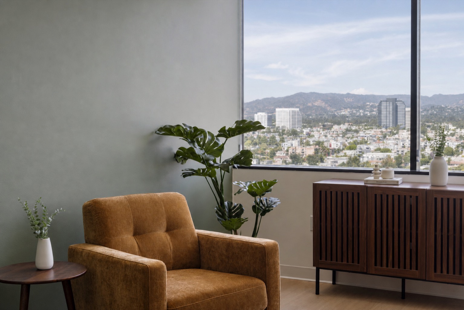 Olida West LA - Olympic therapy office interior with comfortable seating and natural light